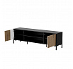 Tv komoda MERCI 180 EF, černá / dub artisan