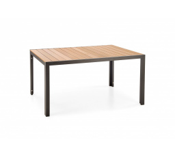 Jídelní stůl FIERRO, hnědý / černý