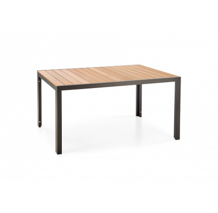 Jídelní stůl FIERRO, hnědý / černý