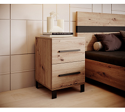 Noční stolek se zásuvkami MALEN Artisan+Artisan