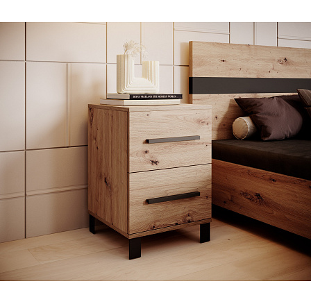 Noční stolek se zásuvkami MALEN Artisan+Artisan Noční stolek se zásuvkami MALEN Artisan+Artisan