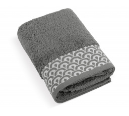 Froté ručník Krajka 50x100cm 500g tmavě šedá