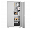 Komoda 80x40x180cm, kov, bílá, AUS-E1115 GREY