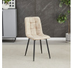 Jídelní židle, béžová, látka vintage, CT-281 CRM3