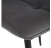 Jídelní židle, šedá, sametová látka, CT-281 GREY4