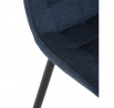 Jídelní židle, modrá, látka, HC-462 BLUE2