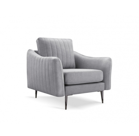 Křeslo CORI Světle šedé, Cloud 81