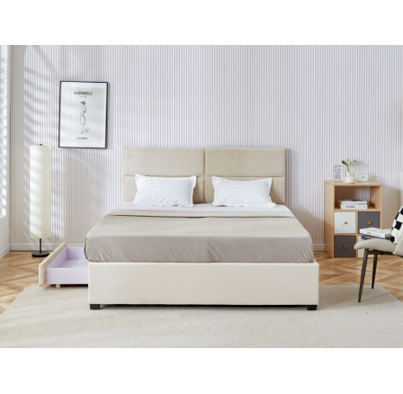 Postel čalouněná s šuplíkem START 2 160x200 JG Béžová