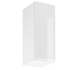 Kuchyňská horní skřínka ASPEN G30 - Pravá, Bílá/Bílý lesk