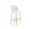 Barová židle H116, krémová/zlatá
