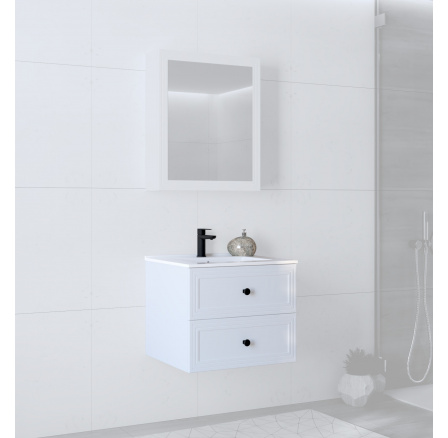Skříňka pod umyvadlo 60/2S, bílá