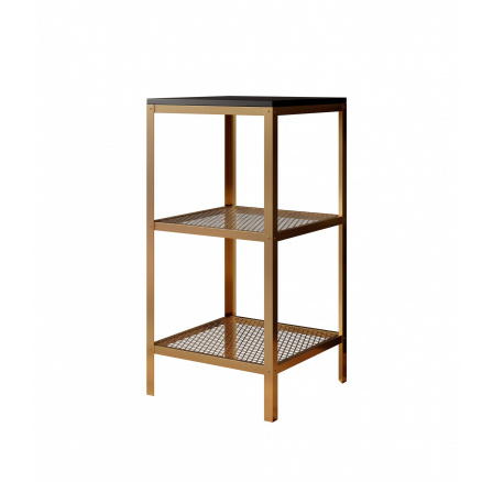 Regál Rolin Zlatý+Černý