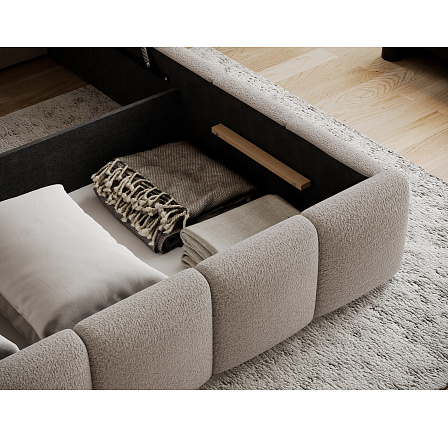 Bed Edvige + wooden frame/ standard lift/ bedding box 140x200 Royal 20 Not applicable 1