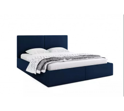 Postel HILTON bez matrace, 180x200 cm, Modrá