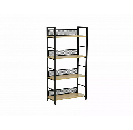 Regál RAW R4, Dub/Černá Regál RAW R4, Dub/Černá