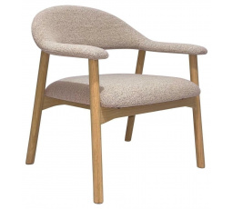 Křeslo Addi béžové/dub Monza 60