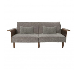 Rozkládací pohovka Scott šedý manšestr