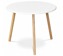 Konferenční stolek 60x60x51cm, mdf, bílá, AF-1144 WT