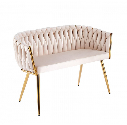 Sofa sametová béžová SF2-FXJG G Sofa sametová béžová SF2-FXJG G