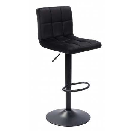 Barová židle N-12P, černá