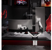 Dvojitý držák na monitory 49 palců, bílo-černý X-Arm Dual RGB