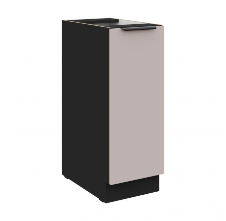 Dolní skřínka ARONA - 30 D CARGO BB, Černá mat/Kašmír Dolní skřínka ARONA - 30 D CARGO BB, Černá mat/Kašmír