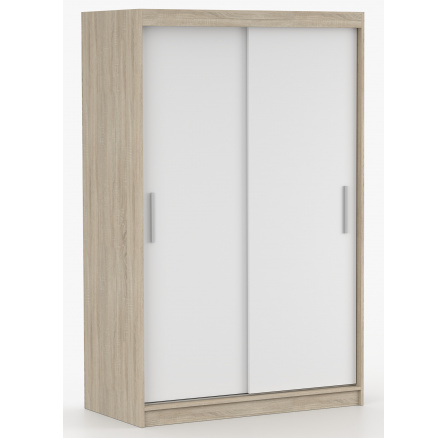 Šatní skříň NOEMI 04, Dub Sonoma/Bílá
