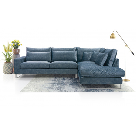 Rohová sedací souprava Corny P modrá Rohová sedací souprava Corny P modrá