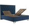 Postel Kristin 180x200, tmavě modrá