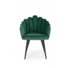 Židle K410, zelený samet