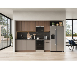 GRENADA 240 kuchyňská sestava korpus: ořech, čela: ořech/taupe