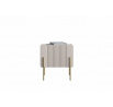 Noční stolek Malmi, kašmír / crema bianca / zlaté nohy