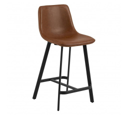 Barová stolička Oregon PU brandy Low