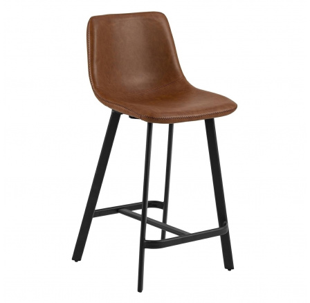 Barová stolička Oregon PU brandy Low