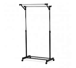 Stojan na šaty, kov, černá, 84511 BK