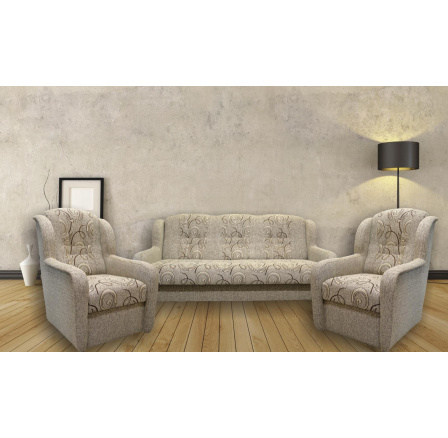 Sedací souprava Ušák 3f+1+1 Rosita béžová K