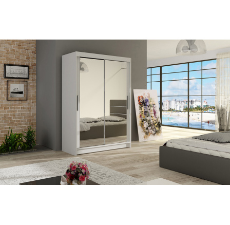Šatní skříň MIKADO VII, Bílá Šatní skříň MIKADO VII, Bílá
