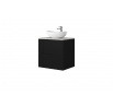 Závěsná skříňka pod umyvadlo Nicole 60 cm - černý mat