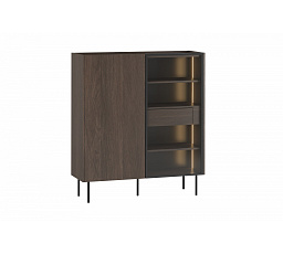 DUNARI VITRÍNA 120 2D2SZ - dub dunin