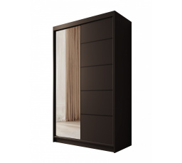 Posuvná skříň Castello 120 Černá+Černá