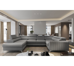 Rohová sedací souprava ve tvaru U LOUIS, Flores 5 Levá