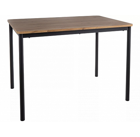 Jídelní stůl CITY, Dub Artisan/Černá