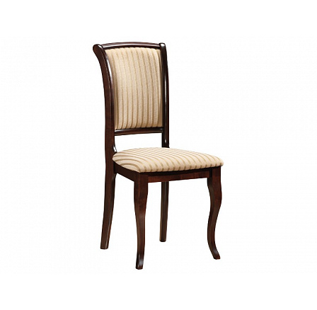 Jídelní židle MNSC, tmavý ořech/béžová 19