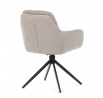 Jídelní židle, béžová, látka, DCH-P3174 LAN2