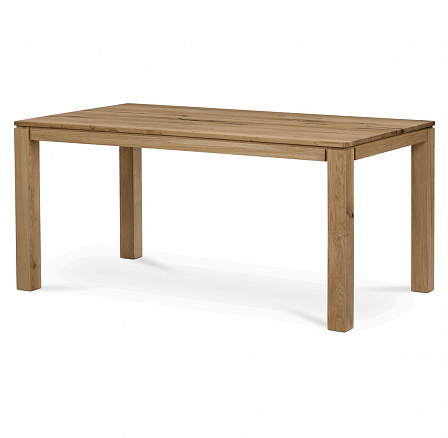 Jídelní stůl 160x90cm, masiv, dub, DS-F160 DUB