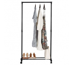 Stojan na šaty, plast, černá, GD-157 BK