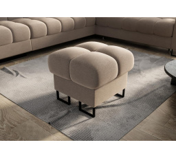 Taburet  ASPEN 70 x 70 cm - volitelný odstín- Galerie látek níže