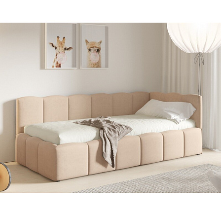 Postel TUNIS 200 x 120, nízký bok, Paros 2, Pravá Postel TUNIS 200 x 120, nízký bok, Paros 2, Pravá