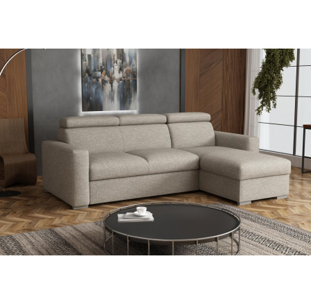 Sedací souprava Petrit pravá Aragon hnědošedá Sedací souprava Petrit pravá Aragon hnědošedá