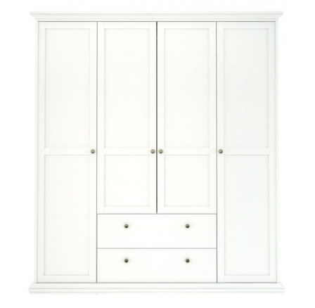 Šatní skříň PROVENCE 355, Bílá Šatní skříň PROVENCE 355, Bílá